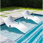 Pack de 2 tumbonas de alta resistencia para piscina