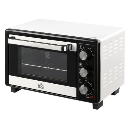 Horno de sobremesa Vulcan Homcom 1400W 16L blanco/negro 28,1x44x32 cm